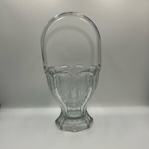 Antique Heisey Glass Basket from the Colonial Line #459 Produced 1915-1933